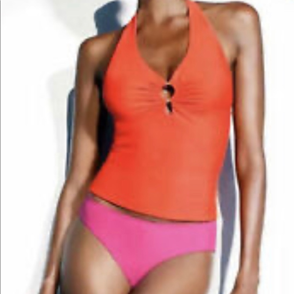 Shape FX Fuschia/Orange Reversible Tankini Bikini